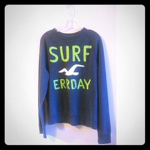 DONATED!  Hollister Suferrr sweat shirt SZ L G12